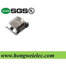 Weiblich B Typ 5pin SMT Micro USB Stecker